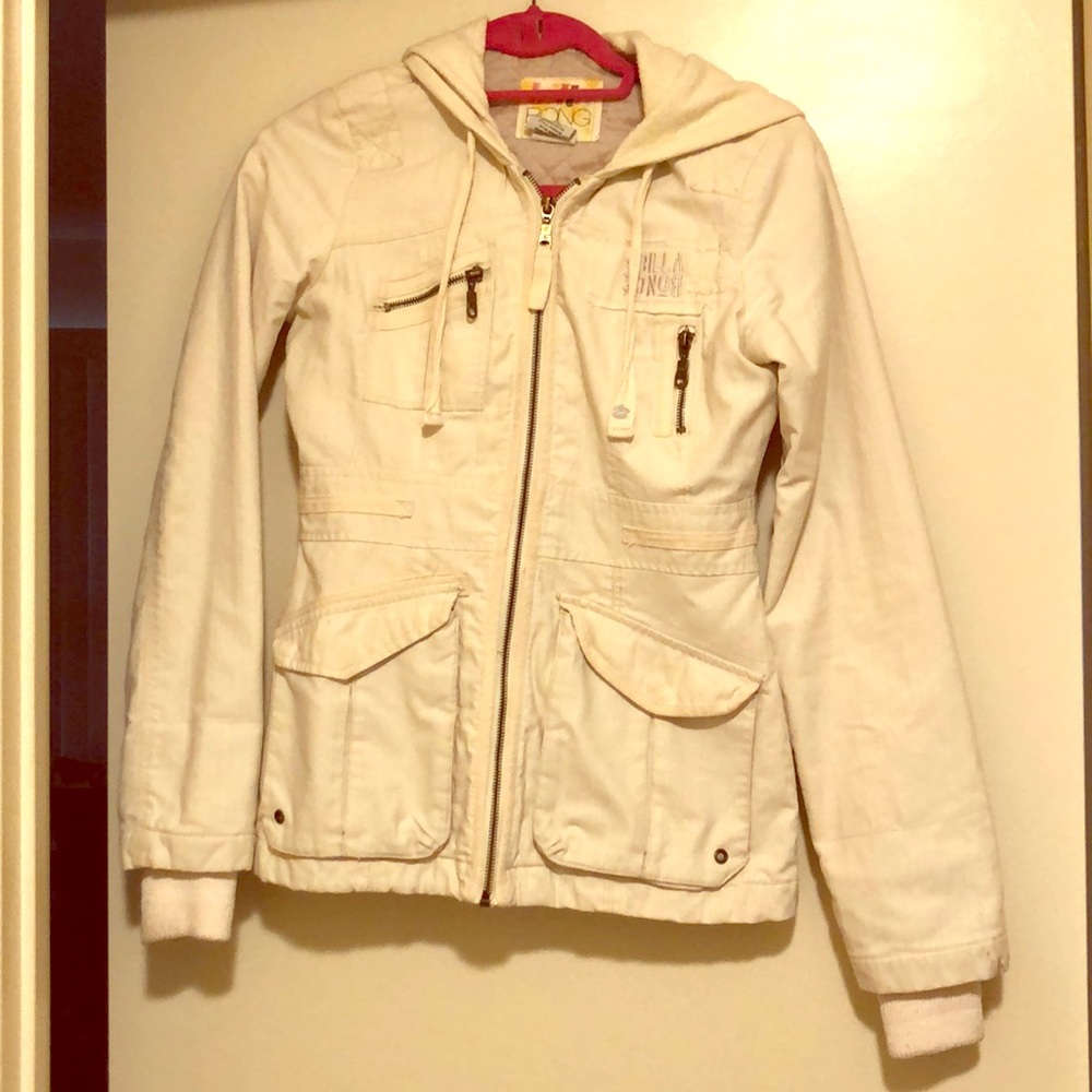 Cream Billabong Jacket
